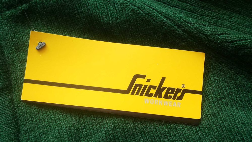 Snickers 2905 1/2 Zip WOOL Sweater размер M пуловер 100% Вълна - 2412