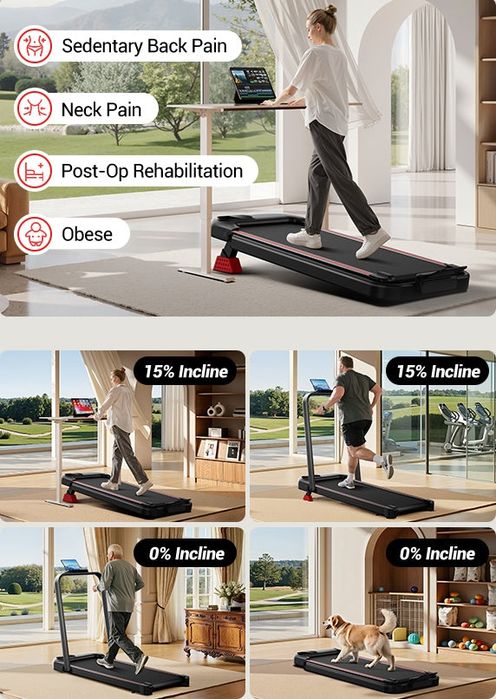 Ел.Сгъваема Пътека с дистанционно 3 в 1 .с наклон 10%/15% 1-10 км/ч..