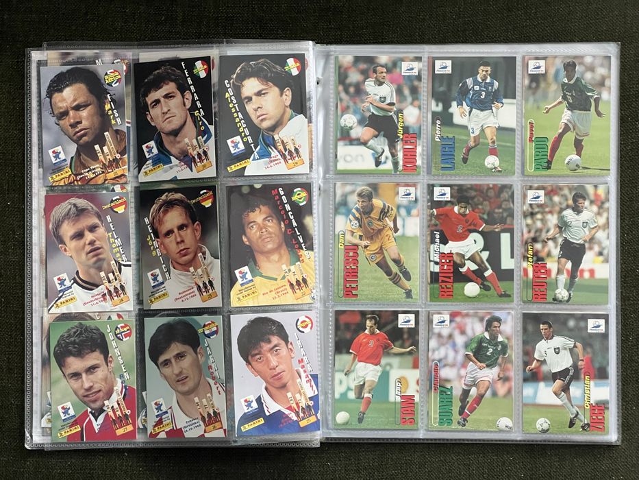 Panini World Cup 1998 Franta 98 Set Complet 100 Trading Cards / Binder