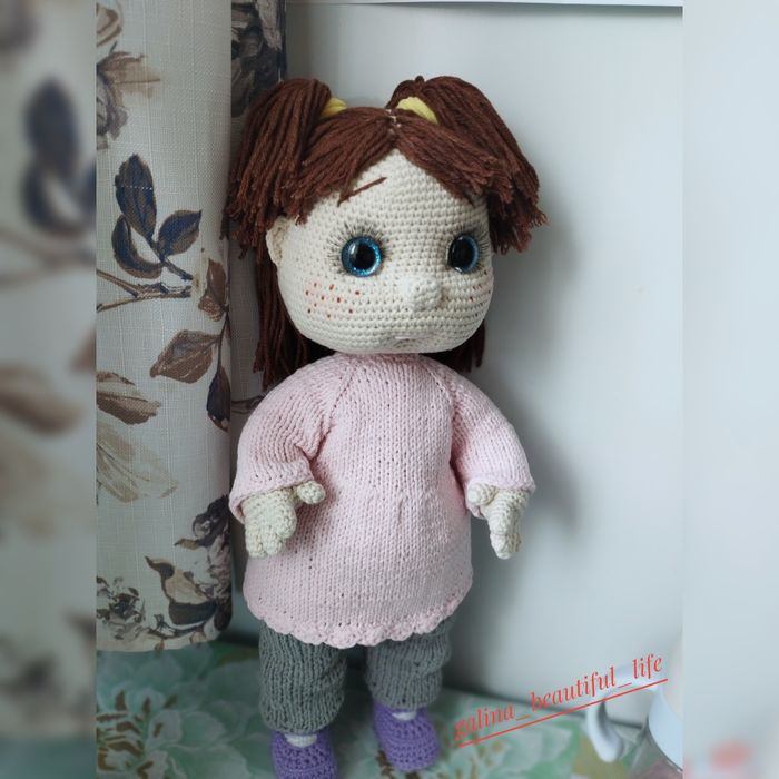 Вязаные игрушки.