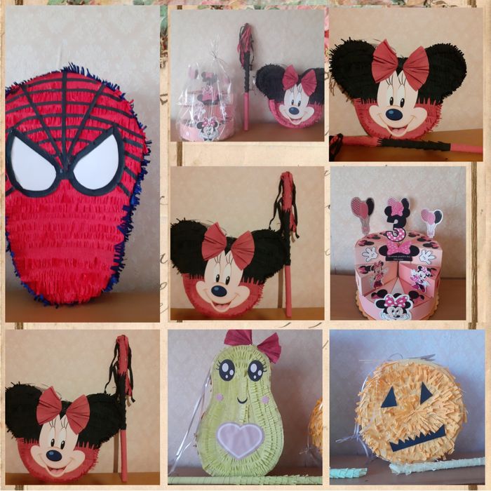 Картонени торти и пинята