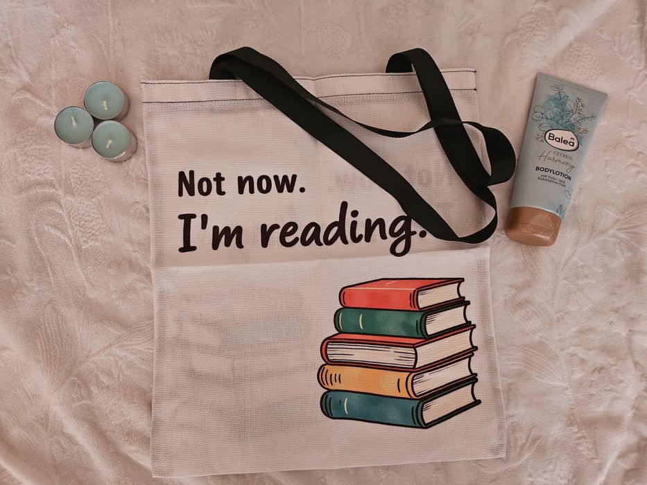 Платнени чанти с надпис