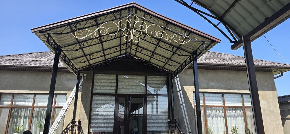 2) Навес Ворота жасаймыз