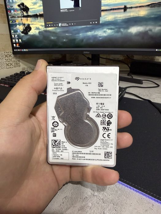 Hdd 1tb 2.5 health 100%