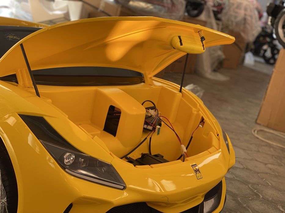 Ferrari F8 очень большая детская машина электромобиль болалар мошинаси