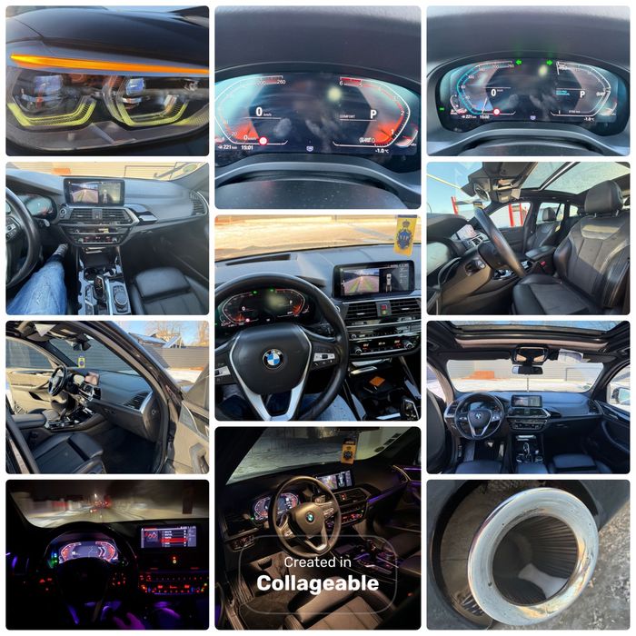 Bmw x3-2020-2.0d-190cp/4x4/Automat/Bord Digital/Panoramic/E6-Facelift-Variante Auto!