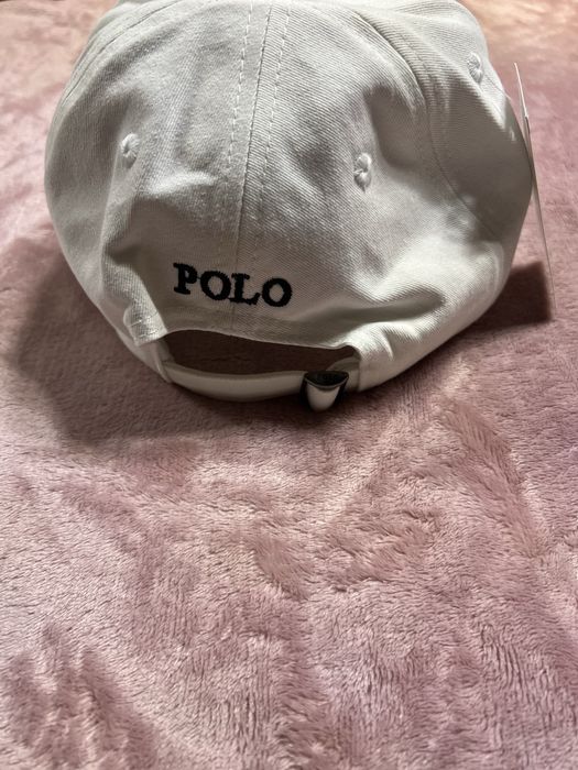 Sapca Polo alba noua