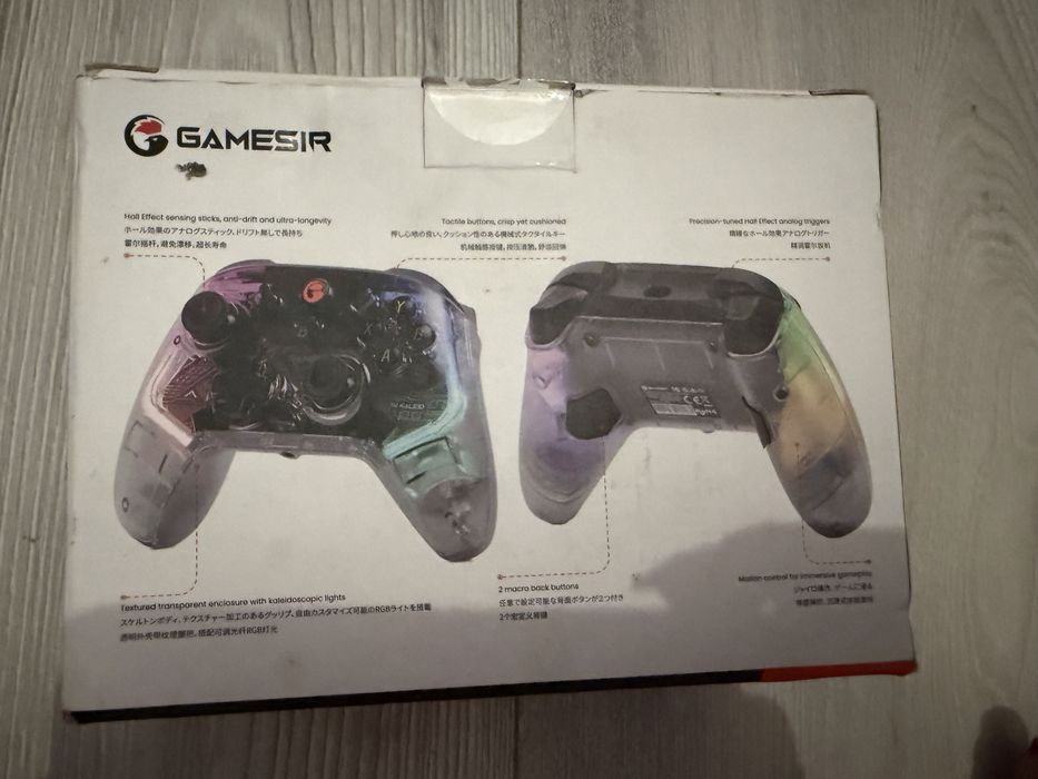 Controller cu fir Gamesir T4 Kaleid cu control de mişcare potrivit pentru PC/Switch/Android