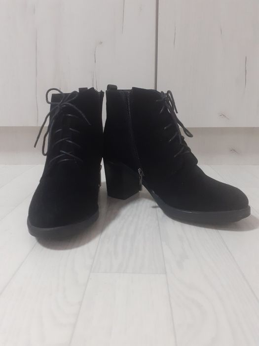 Зимние натуральные ботинки