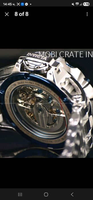 Invicta  duo open hearts  . Чсовник механичен