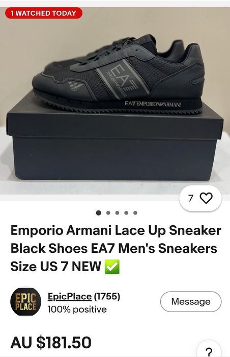 Sneaker Emporio Armani Lace Up originali 47