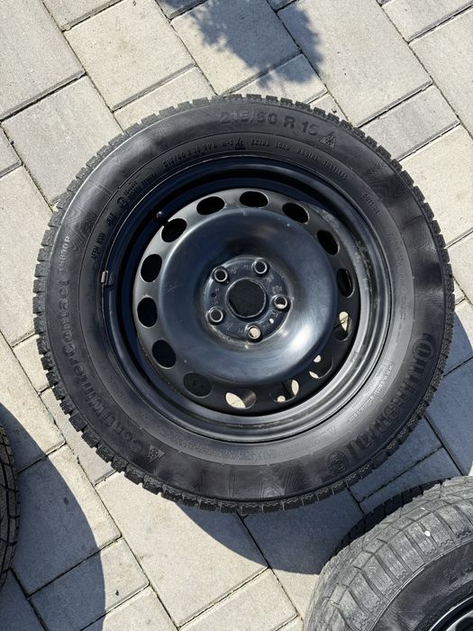 Jante tabla r16 gama Vag 5x112 cauciucuri de iarna Continental