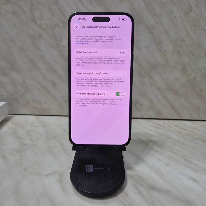 Telefon Apple iPhone 14 Pro Max 128GB Negru 80% bat Zeus Amanet 35555