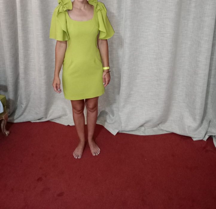 Rochie eleganta marimea S verde