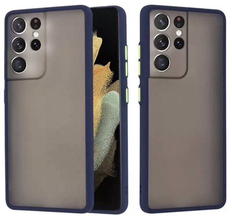 Husa Samsung S21/S22/S23/S24/S25 Plus Ultra Spate Plastic + Silicon