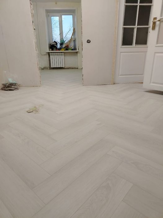 Настил линолеума, ламината