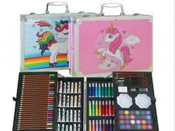 Творчески комплект за рисуване с изключително разнообразие от цветове