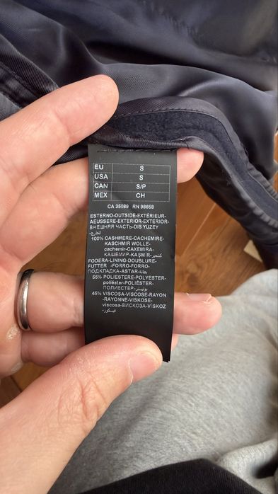 Палто от кашмир Paul & Shark