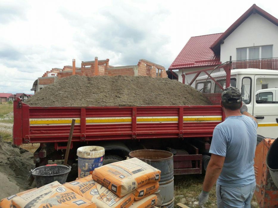 Transport agregate ,nisip ,pamant,balast,piatra sparta ,pietris