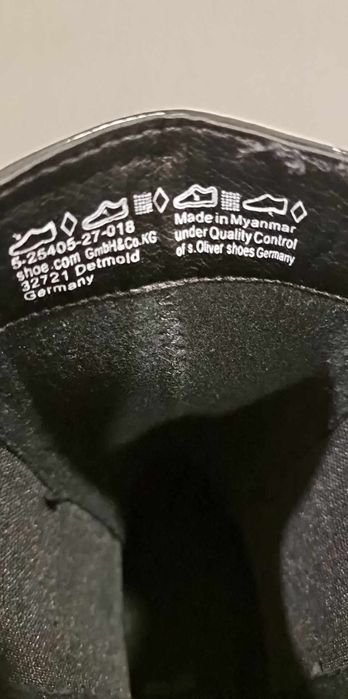 s.Oliver лачени дамски боти Chelsea