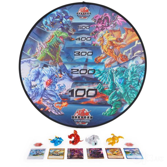 Bakugan Evolutions Platinum Боевой набор Бакуган 4 бойца + арена
