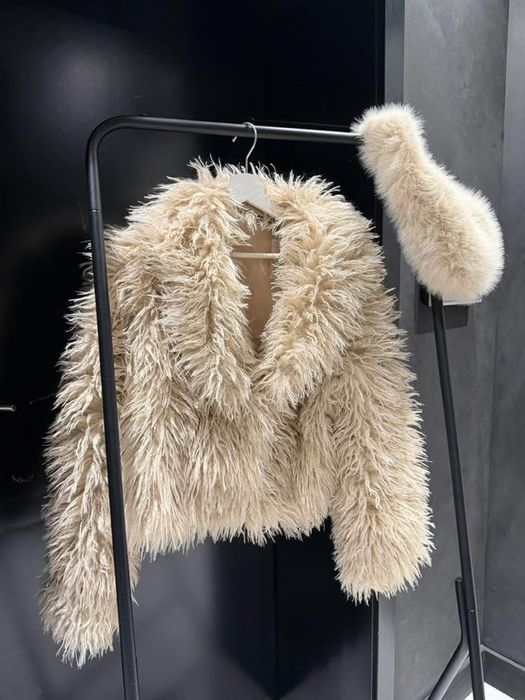 Пухено палто teddy bear