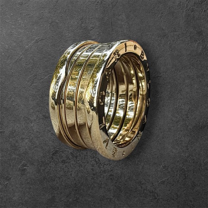 BVLGARI B.zero1 Three-Band Ring 18K Gold дамски пръстен 54