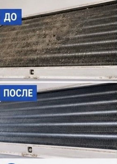 Ремонт кондиционеров. Чистка фена агрегата. Заправка фриона фреона.