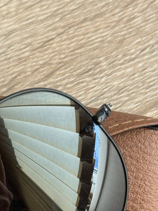 слънчеви очила Ray-Ban aviator black polarized Large