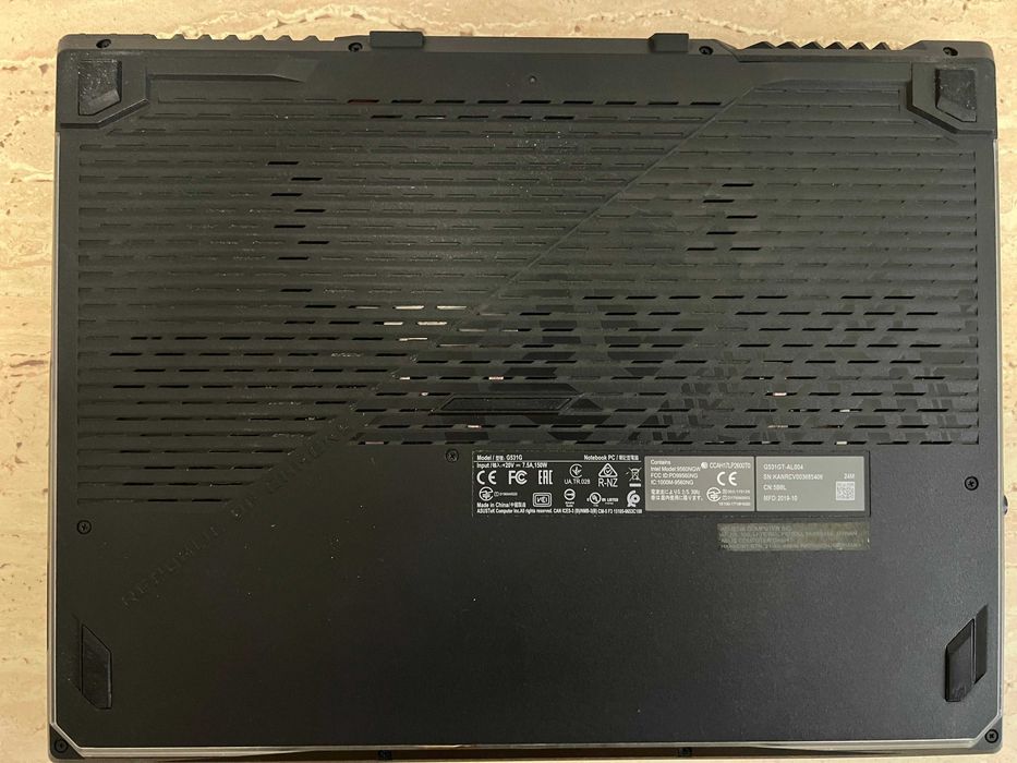 Laptop Gaming ASUS ROG Strix G531GT, i7-9750H, 8GB, SSD 512GB,GTX 1650