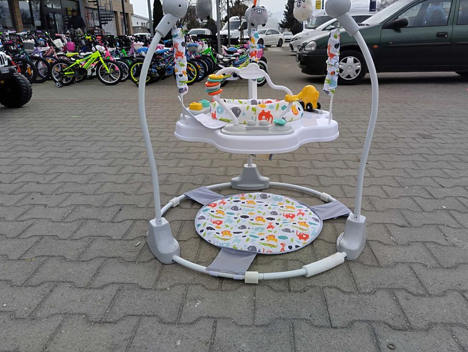 MONI Детско бънджи MAGIC FUN сив