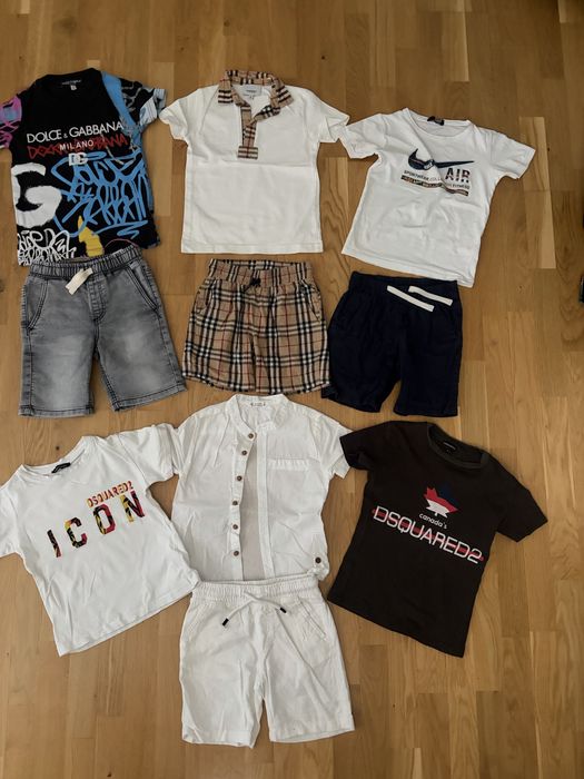 Детски костюм Zara сако риза Mayoral 5-6 год