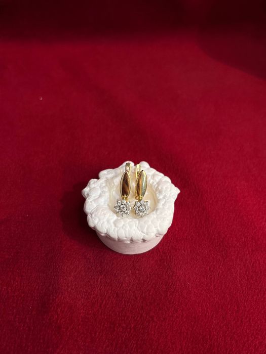 Золотые серьги/BariBarShop/0•0•12