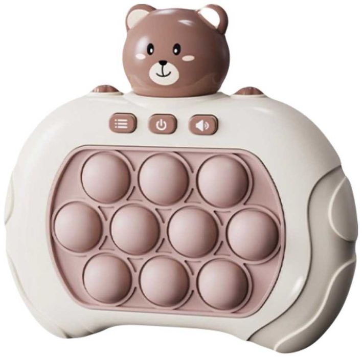 Игрушка-мялка Pop It Pro коричневый