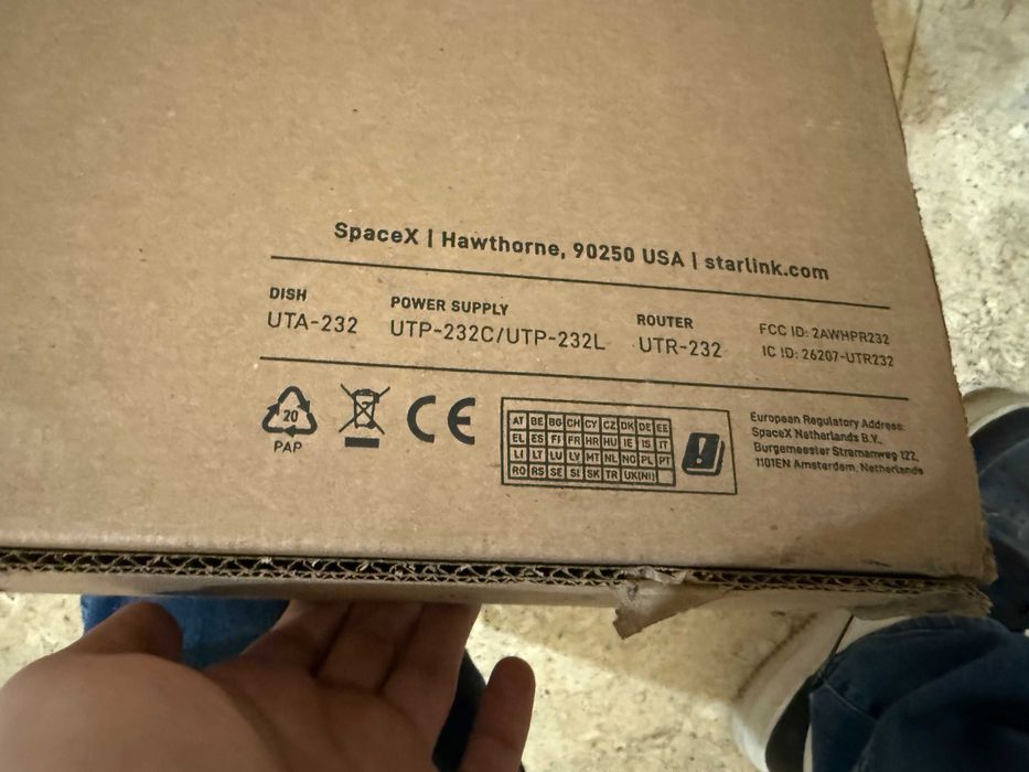 Starlink Standard Kit V4 с Gen 3 Router + Pivot mount