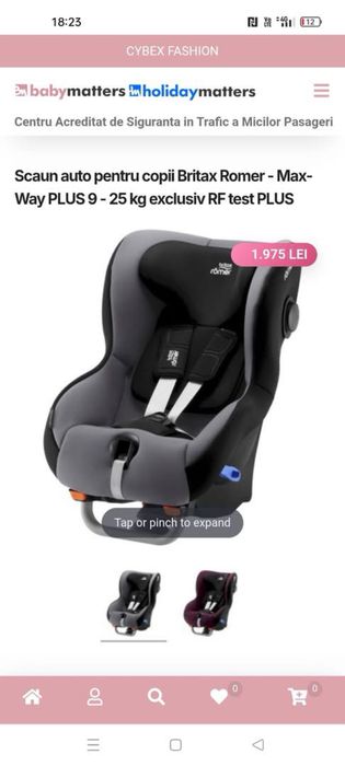 Scaun auto Britax Romer Max way plus BR
