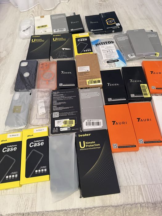 Lot 35 huse iPhone – Elago, JETech, RhinoShield, Tocol, Tauri