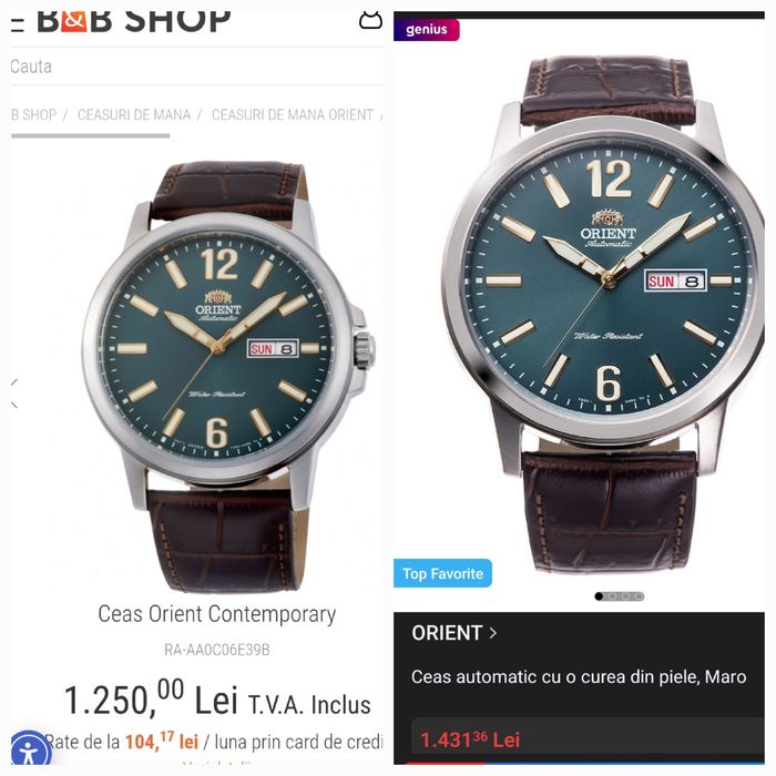 Orient Contemporary Automatice