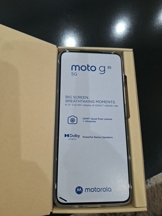MOTOROLA Moto G35 5G Чисто нов  с 3 години гаранция