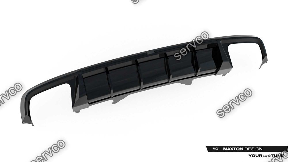 Difuzor bara spate Audi S4 Sedan / Avant B9 2016-2019 v35 - Maxton