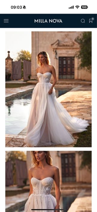 Rochie fr mireasa Mila Nova