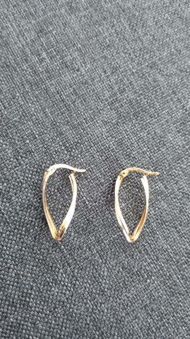 Нови обеци, висулки и синджирче, 14 карата