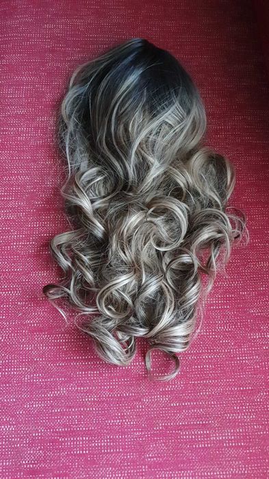 Peruca maro degrade 65 cm