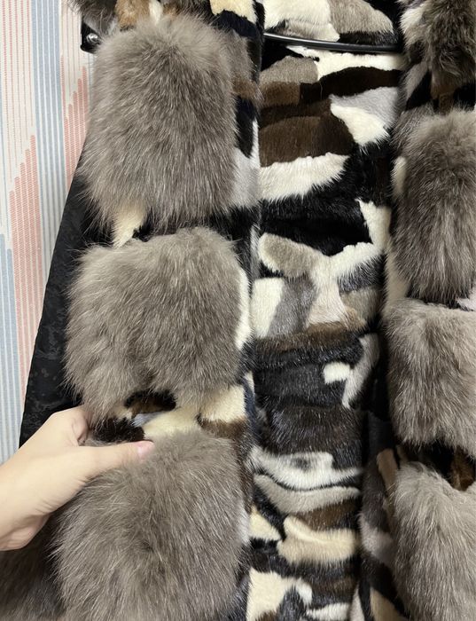 Парка , тёплая с норкой