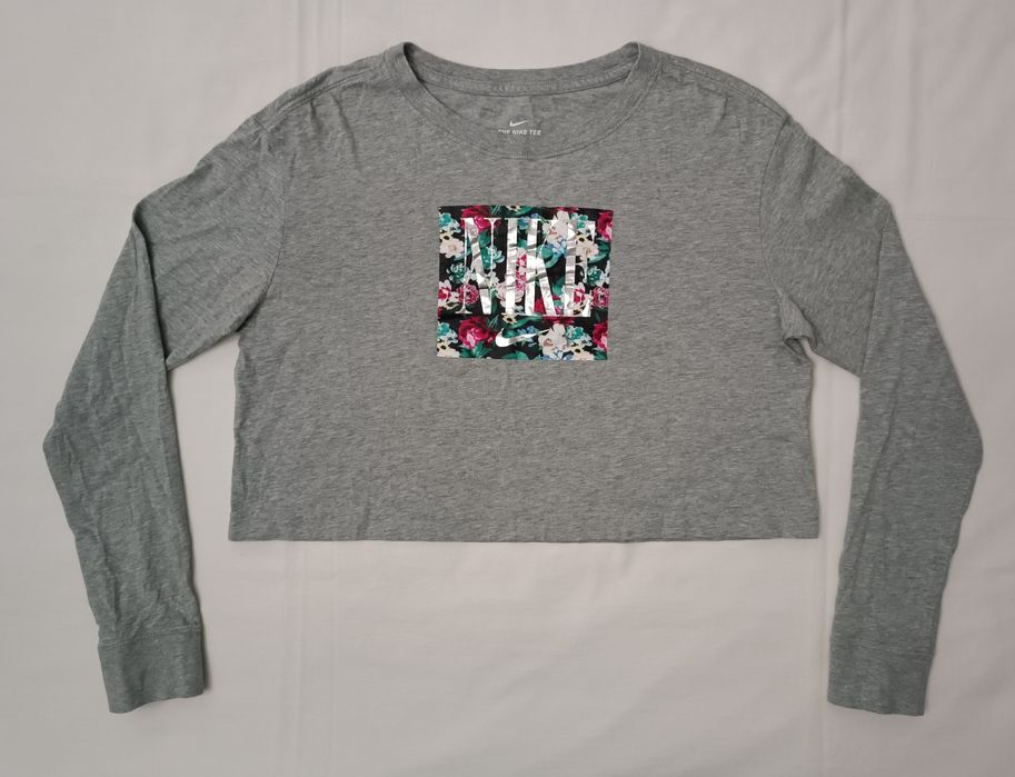 Nike Sportswear Cropped Long Sleeve оригинална блуза S Найк памук