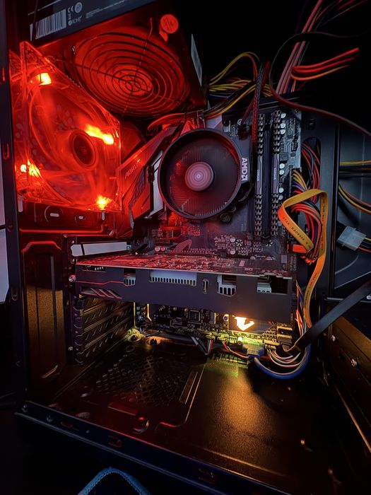 Setup PC de Gaming complet Ryzen 5, 16Gb RAM , GTX 1050 TI , PERIFERICE