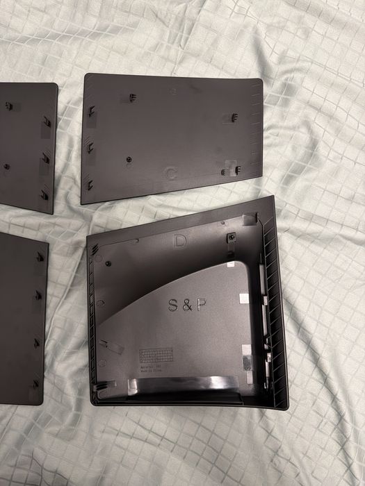 Carcasa/ Cover/ Skin/ Faceplate PS5 Slim Disc Negru/Neagra