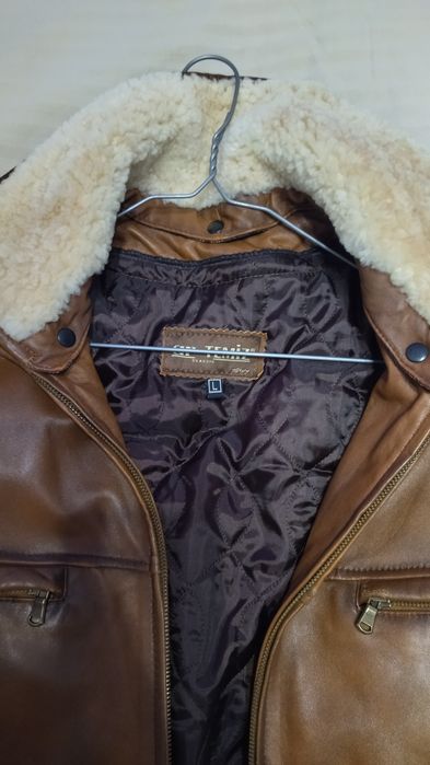 Мъжко кожено яке Л