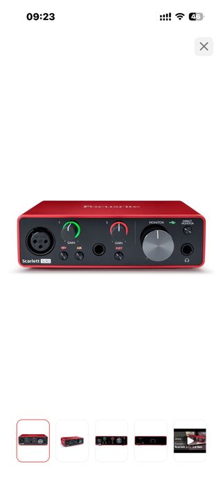 Звуковая карта focusrite