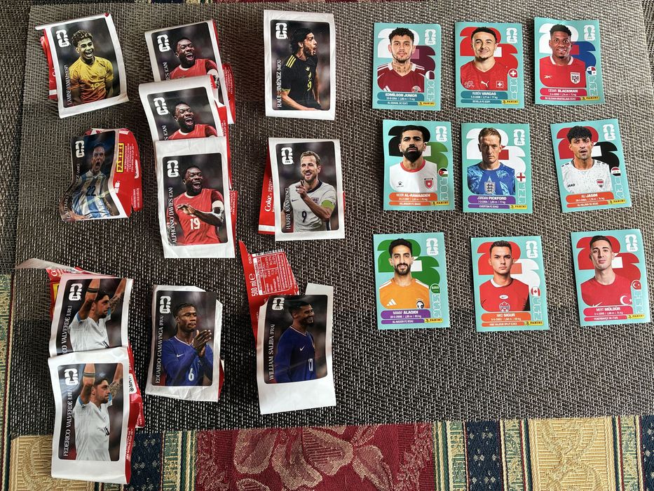 Стикери panini Световно разменям/купувам